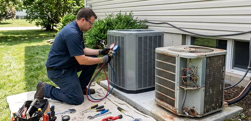 Seasonal AC Checkup in Ellicott City